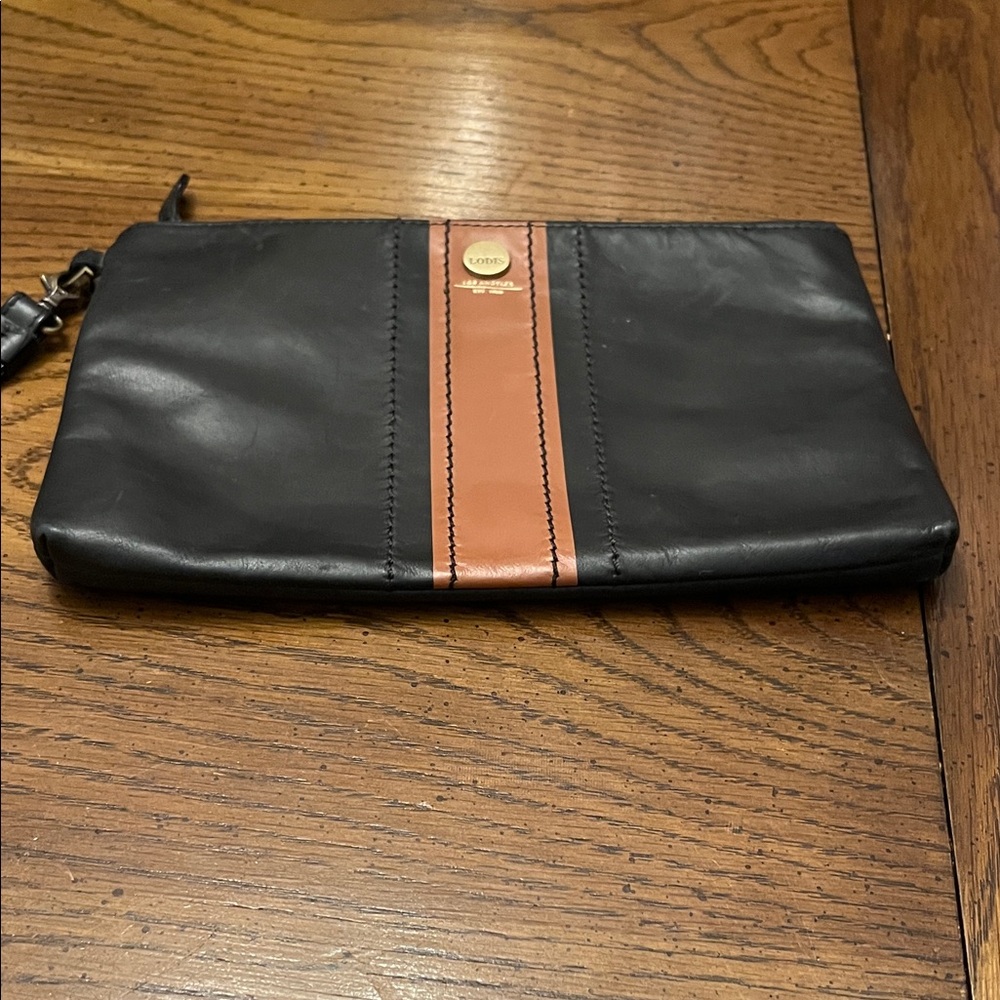 Lodis Black and Brown Wristlet - Picture 10 of 15